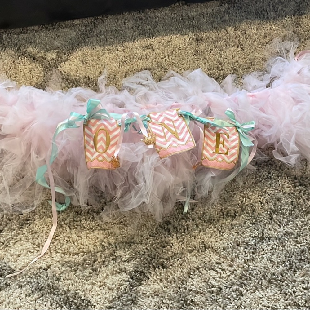 High chair Tutu Banner